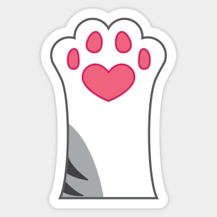 Heart Paw Sticker